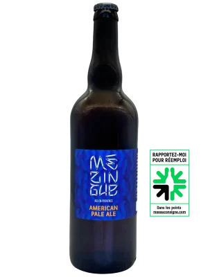 Pale Ale Artisanale – American Pale Ale Mézingue 75 cl