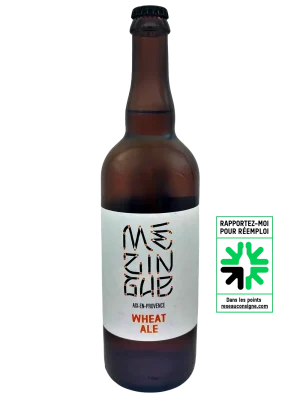 Bière de Blé Artisanale – Wheat Ale Mézingue 75 cl