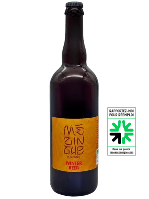 Bière d’Hiver Artisanale – Winter Beer Mézingue 75 cl